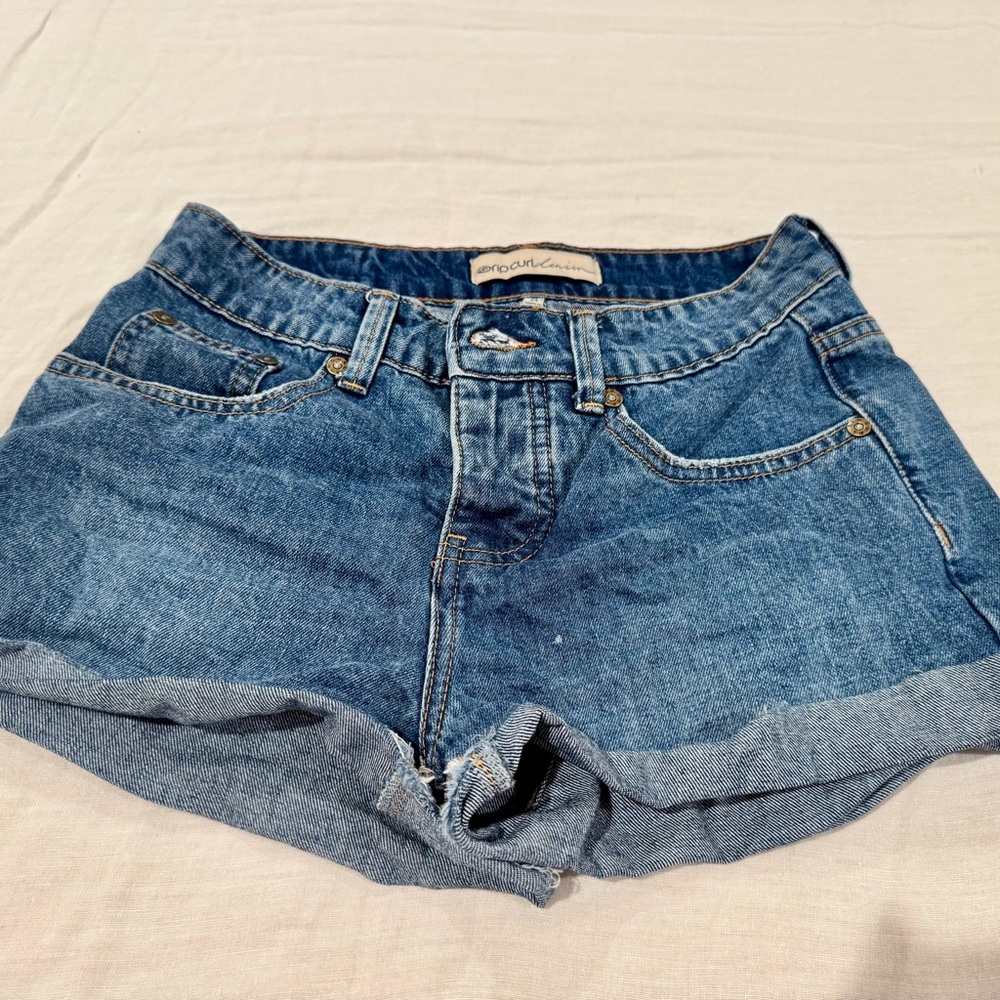 Rip Curl Blue Jean Shorts Casual Style